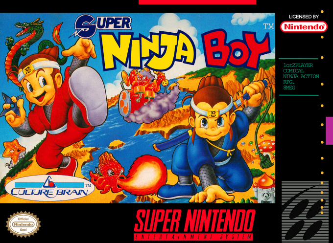 Super Ninja Boy box art