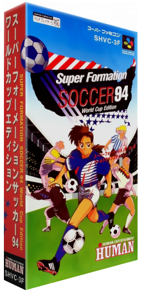 Super Formation Soccer 94 - World Cup Edition — box-3D (JP)