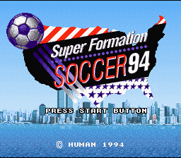 Super Formation Soccer 94 - World Cup Edition — sstitle (WOR)