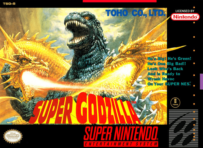 Super Godzilla box art