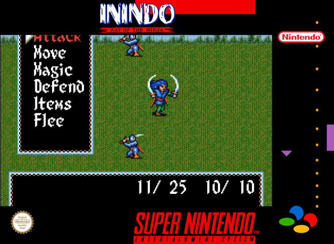 Inindo - Way Of The Ninja — box-2D (SS)