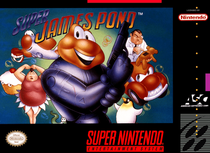 Super James Pond 2 box art