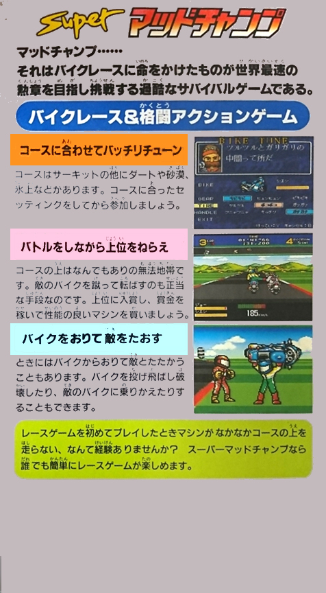 Super Mad Champ — box-2D-back (JP)