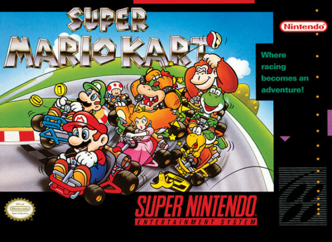Super Mario Kart box art