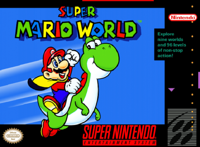 Super Mario World box art