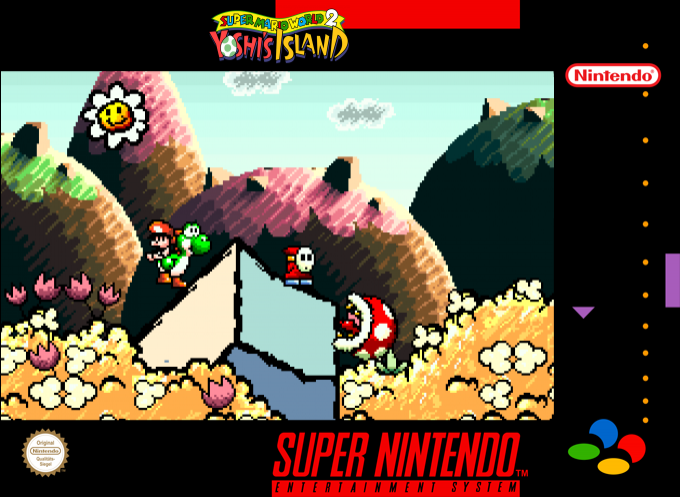 Super Mario World 2 - Yoshi's Island — box-2D (SS)