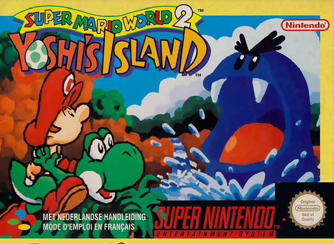 Super Mario World 2 - Yoshi's Island — box-2D (EU)