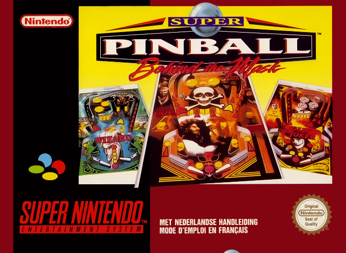 Super Pinball - Behind The Mask — box-2D (EU)