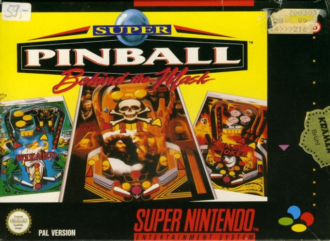 Super Pinball - Behind The Mask — box-2D (DE)