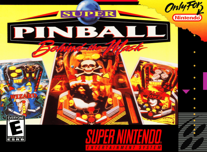 Super Pinball - Behind The Mask box art