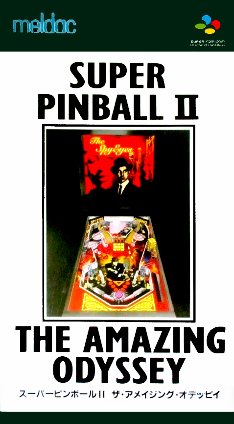 Super Pinball 2 - The Amazing Odyssey box art