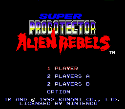 Super Probotector - Alien Rebels — sstitle (WOR)