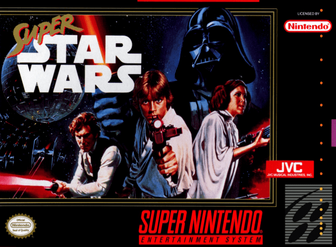 Super Star Wars box art