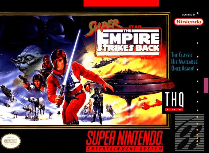 Super Star Wars - The Empire Strikes Back box art