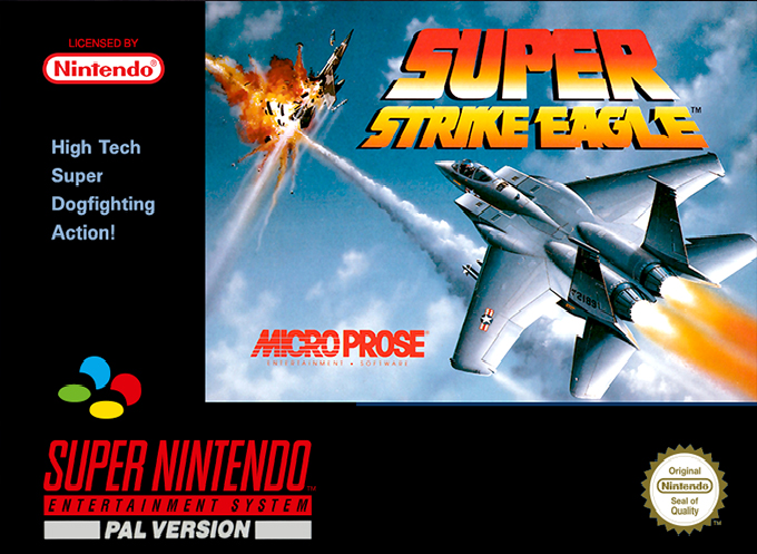 Super Strike Eagle — box-2D (EU)