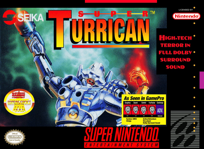 Super Turrican box art
