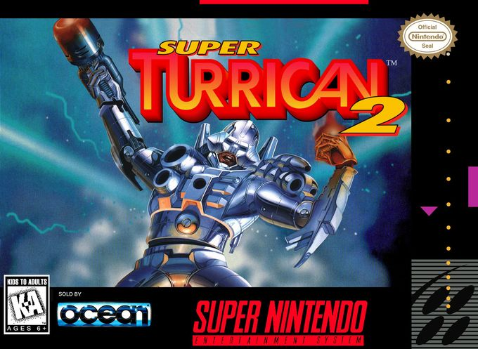 Super Turrican 2 box art