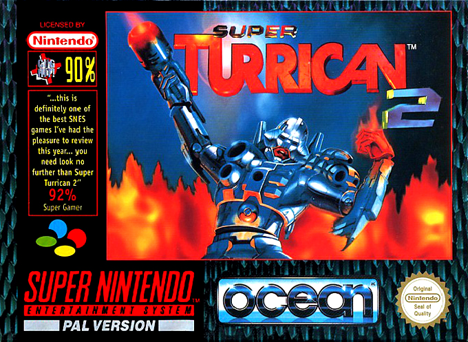 Super Turrican 2 — box-2D (EU)