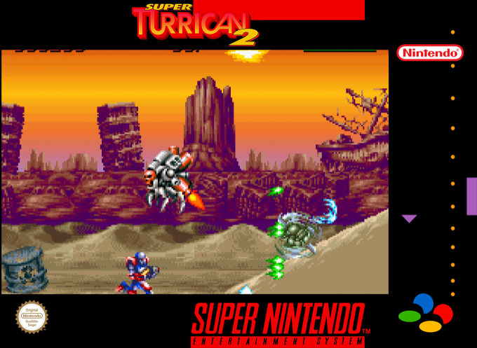 Super Turrican 2 — box-2D (SS)