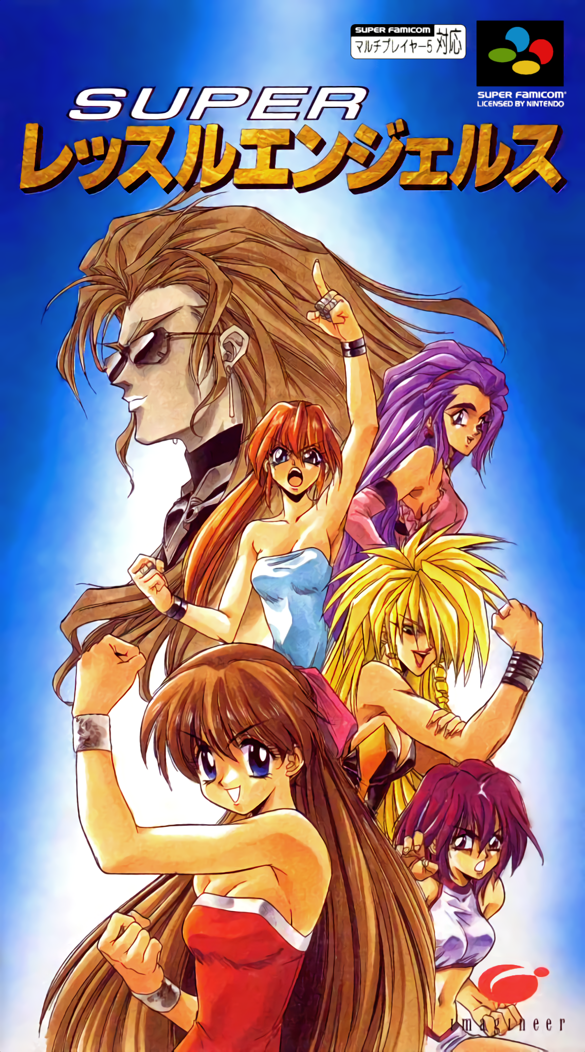 Super Wrestle Angels box art