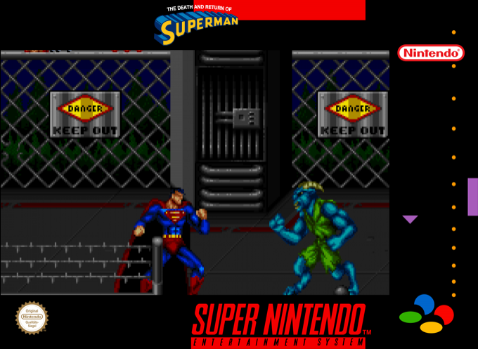Death And Return Of Superman, The — box-2D (SS)