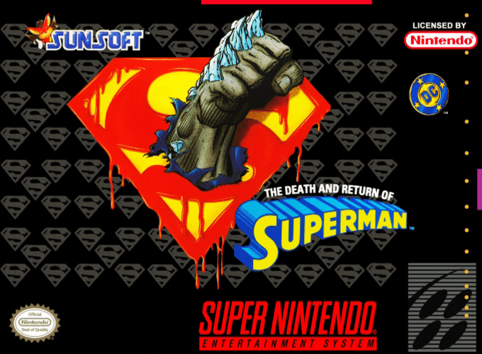 Death And Return Of Superman, The box art