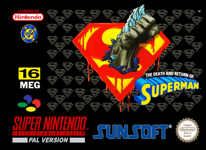 Death And Return Of Superman, The — box-2D (EU)