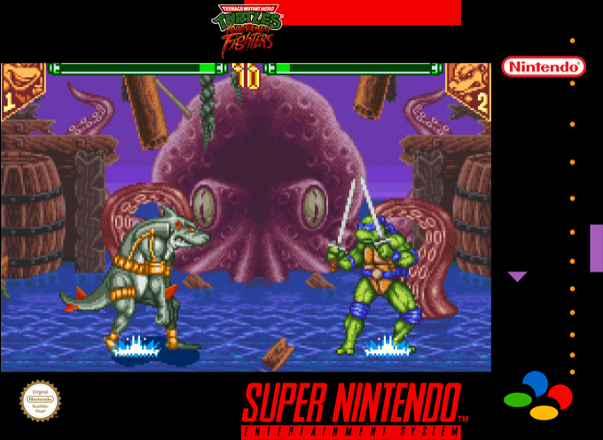 Teenage Mutant Ninja Turtles - Tournament Fighters — box-2D (SS)