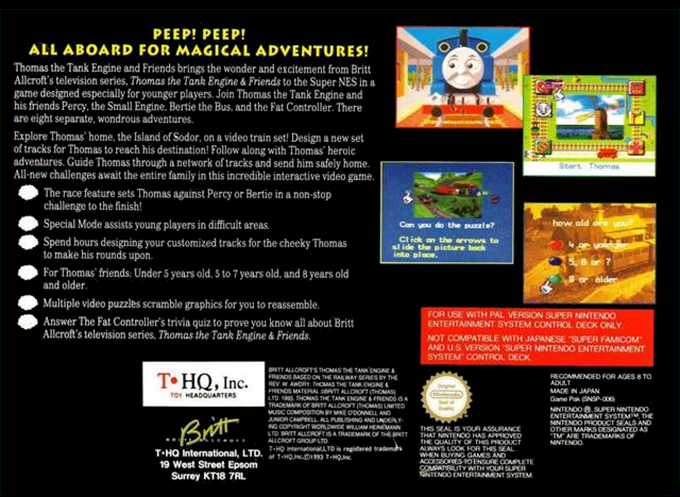 Thomas The Tank Engine And Friends — box-2D-back (EU)