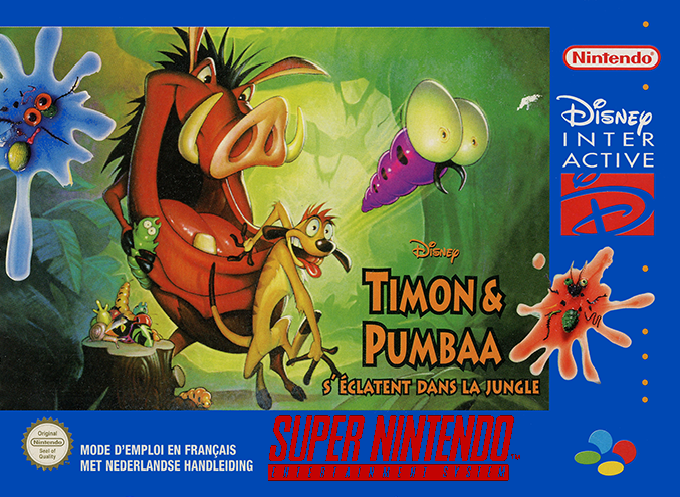 Timon And Pumbaa S'eclatent Dans La Jungle — box-2D (EU)