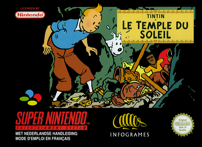 Tintin - Prisoners Of The Sun box art