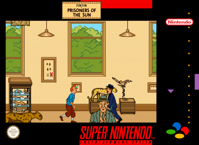 Tintin - Prisoners Of The Sun — box-2D (SS)