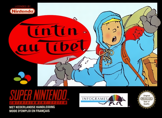 Tintin In Tibet box art
