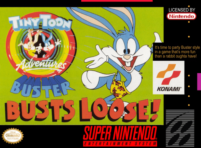 Tiny Toon Adventures - Buster Busts Loose ! box art
