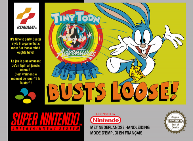 Tiny Toon Adventures - Buster Busts Loose ! — box-2D (EU)