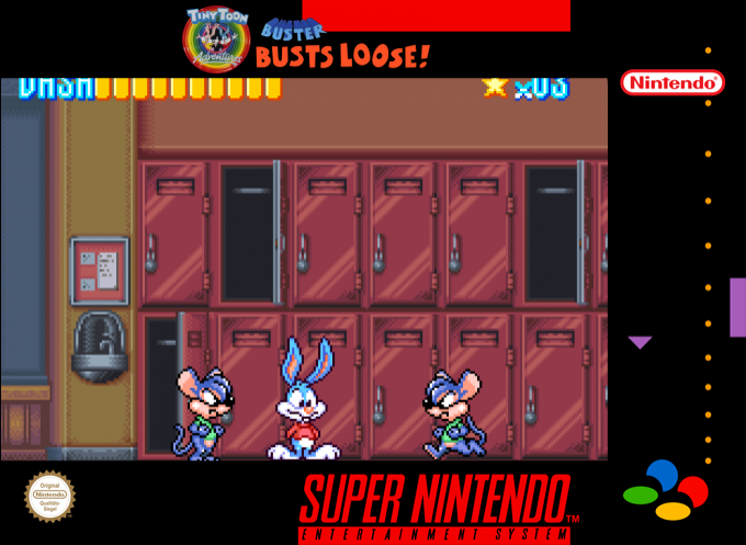 Tiny Toon Adventures - Buster Busts Loose ! — box-2D (SS)