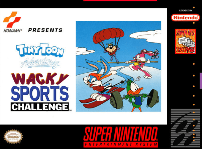 Tiny Toon Adventures - Wild And Wacky Sports box art