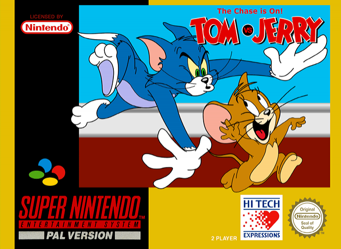 Tom vs Jerry : The Chase Is On! box art