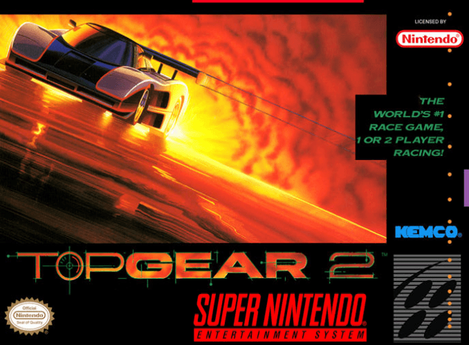 Top Gear 2 box art