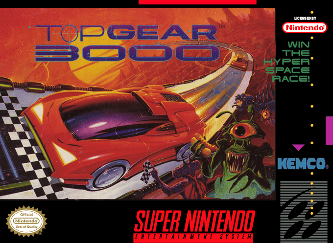 Top Gear 3000 box art
