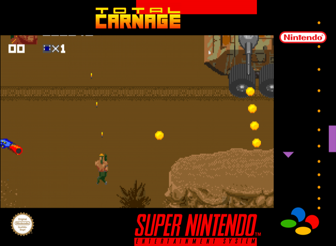 Total Carnage — box-2D (SS)