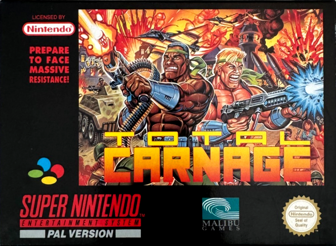 Total Carnage — box-2D (EU)