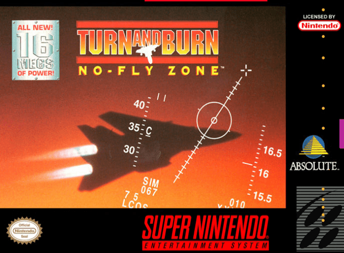 Turn And Burn - No-fly Zone box art