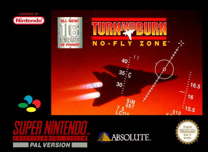 Turn And Burn - No-fly Zone — box-2D (EU)