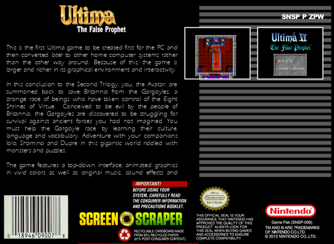 Ultima 6 - The False Prophet — box-2D-back (SS)