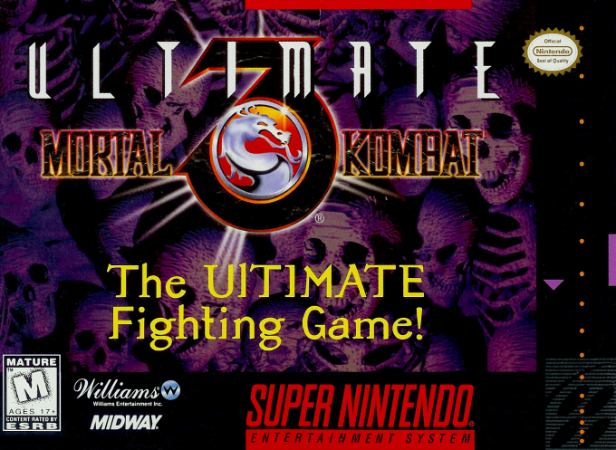 Ultimate Mortal Kombat 3 box art
