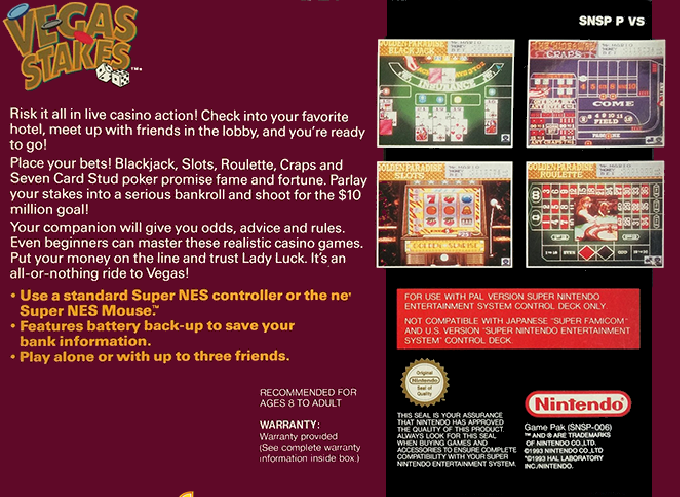 Vegas Stakes — box-2D-back (EU)