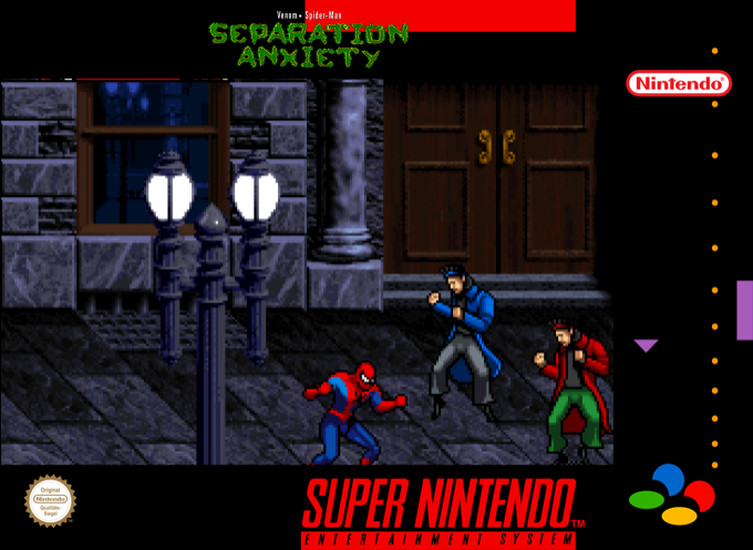 Venom And Spider-man - Separation Anxiety — box-2D (SS)