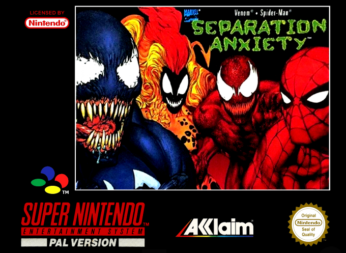 Venom And Spider-man - Separation Anxiety — box-2D (EU)