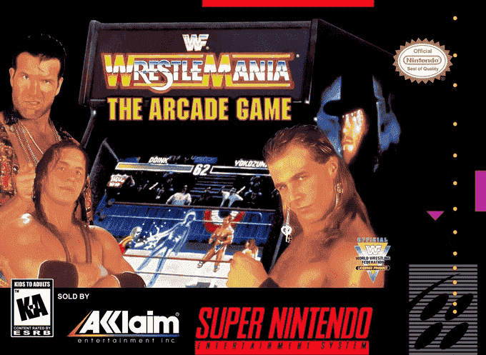 Wwf Wrestlemania - The Arcade Game box art